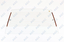 Заднее стекло БОР для LADA (ВАЗ) 2113 (2004 - 2013)